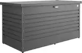 Bol.com Biohort hobbybox - kussenkist antraciet 160 x 79 cm aanbieding