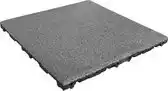 Bol.com Rubber tegel 45 mm - 50 x 50 cm - Grijs aanbieding