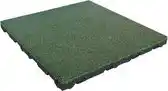 Bol.com IVOL Rubber tegels 55 mm - 0.5 m² (2 tegels van 50 x 50 cm) - Groen aanbieding
