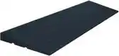 Bol.com Schuin aflopende rand rubber - 75x25 cm - 45 mm dik - Zwart aanbieding