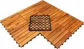 Bol.com Terrastegels acaciahout - set van 9 - 30x30 aanbieding