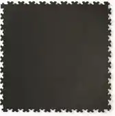 Bol.com Rubbermagazijn - PVC kliktegel hamerslag zwart - Set 40 stuks - 50x50cm - Dikte 4mm - winkel aanbieding