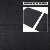 Bol.com Intergard Rubberen tegels zwart 500x500x25mm prijs per m2 aanbieding