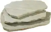 Bol.com Flagstones Brasil White 25-40mm 4-8pc verkoop per pallet inhoud 22M2 aanbieding
