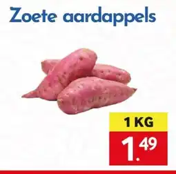 Tanger Markt Zoete aardappels aanbieding