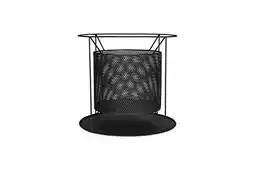 Bol.com La Hacienda Kora Vuurkorf - L 44 x B 44 x H 40 cm - Staal - Zwart aanbieding