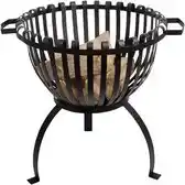 Bol.com Esschert Design Vuurkorf - 61 x 50 x 54,5 cm - Tulpvorm - Zwart aanbieding