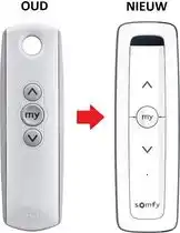 Bol.com Somfy Situo 1 RTS Pure II (Somfy Telis 1) afstandsbediening - Somfy rolluik afstandsbediening aanbieding
