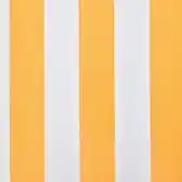 Bol.com vidaXL - Luifeldoek - 3,5x2,5 - m - canvas - oranje - en - wit aanbieding