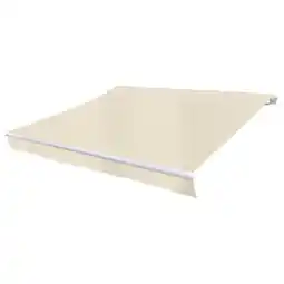 Bol.com vidaXL - Luifeldoek - 4x3 - m - canvas - crème aanbieding