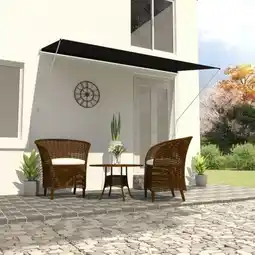 Bol.com vidaXL - Luifel - uittrekbaar - 250x150 - cm - antraciet aanbieding