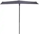 Bol.com Madison - Parasol Sun Wave - 270 x 150 - Blauw aanbieding