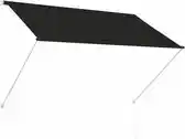 Bol.com vidaXL - Luifel - uittrekbaar - 200x150 - cm - antraciet aanbieding
