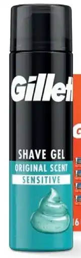 Sligro Gilette Scheerschuim Base sensitive aanbieding