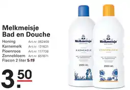 Sligro Melkmeisje Bad en Douche aanbieding