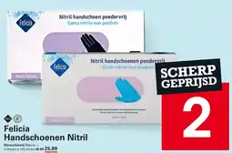 Sligro Felicia Handschoenen Nitril aanbieding