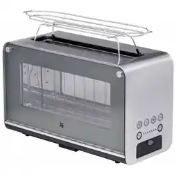 Bol.com WMF Lono Glazen Broodrooster - 7 Bruiningsniveaus - RVS - Voor Perfecte Toast aanbieding
