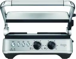 Expert Sage The BBQ Press Grill Contact grill Zwart aanbieding