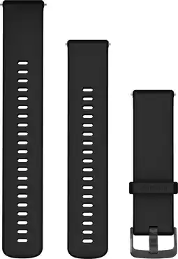 Coolblue Garmin Siliconen Bandje Zwart 22mm aanbieding