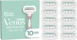 Coolblue Gillette Venus Deluxe Smooth Sensitive Navulmesjes (10 stuks) aanbieding