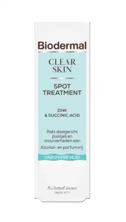 De Online Drogist Biodermal Clear Skin Spot Treatment 10ML aanbieding