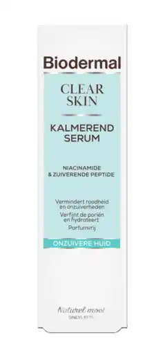 De Online Drogist Biodermal Clear Skin Kalmerend Serum 30ML aanbieding