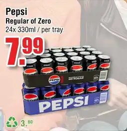 Ter Huurne Holland Markt Pepsi Regular of Zero aanbieding