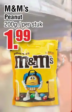 Ter Huurne Holland Markt M&M's Peanut aanbieding