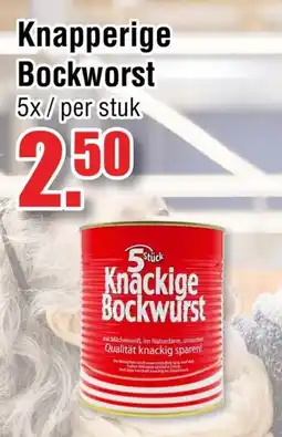 Ter Huurne Holland Markt Knapperige Bockworst aanbieding