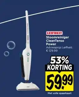 Vomar Voordeelmarkt LEIFHEIT Stoomreiniger CleanTenso aanbieding