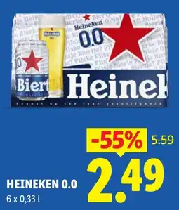 Lidl Heineken 0.0 aanbieding