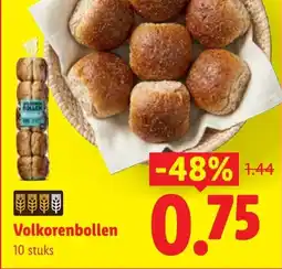 Lidl Volkorenbollen aanbieding