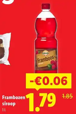 Lidl Frambozen siroop aanbieding