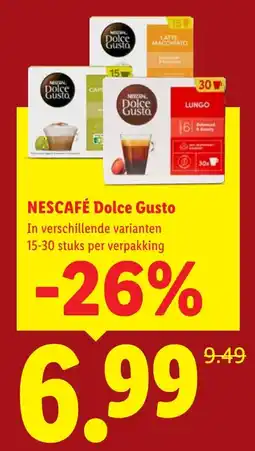 Lidl Nescafé Dolce Gusto aanbieding