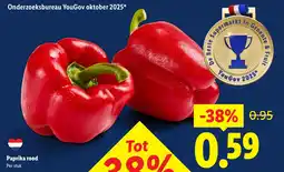 Lidl Paprika rood aanbieding
