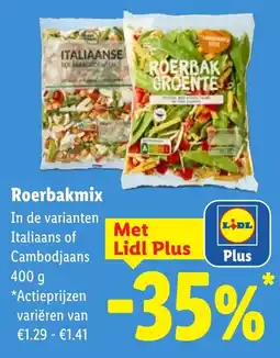 Lidl Roerbakmix aanbieding