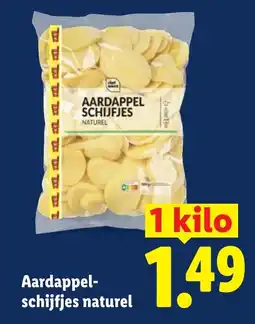 Lidl Aardappelschijfjes naturel aanbieding