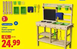 Lidl Lupilu Houten speelgoed buitenkeuken aanbieding
