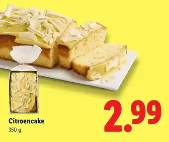 Lidl Citroencake aanbieding