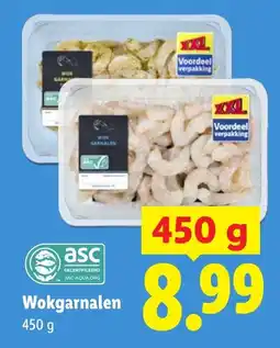 Lidl Wokgarnalen aanbieding