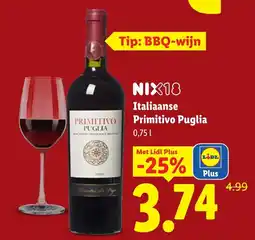 Lidl Italiaanse Primitivo Puglia aanbieding