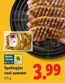 Lidl Speklapjes cool summer aanbieding