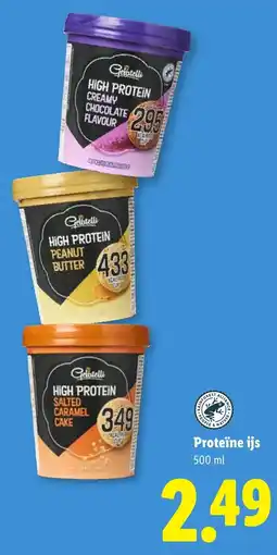 Lidl Proteïne ijs aanbieding