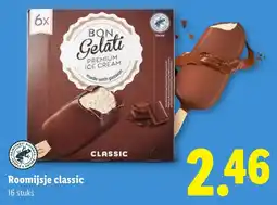 Lidl Roomijsje classic aanbieding