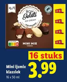 Lidl Mini ijsmix klassiek aanbieding