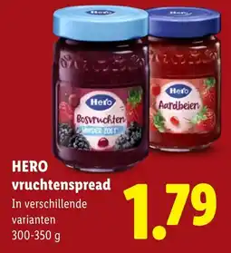 Lidl Hero vruchtenspread aanbieding