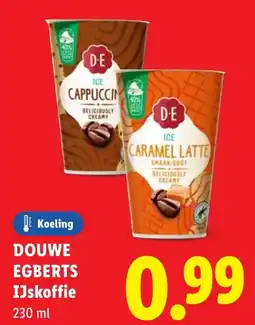 Lidl Douwe Egberts IJskoffie aanbieding