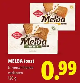 Lidl Melba toast aanbieding