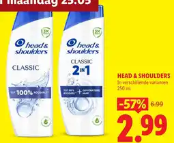 Lidl Head & shoulders aanbieding