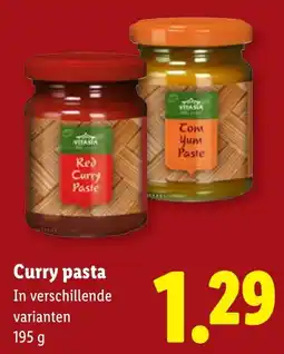 Lidl Curry pasta aanbieding